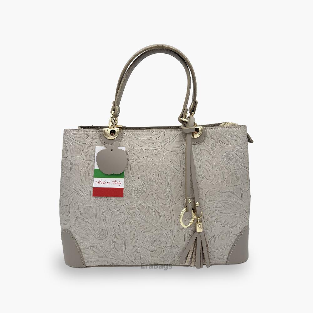 Handtas van echt leer Made in Italy FD1108