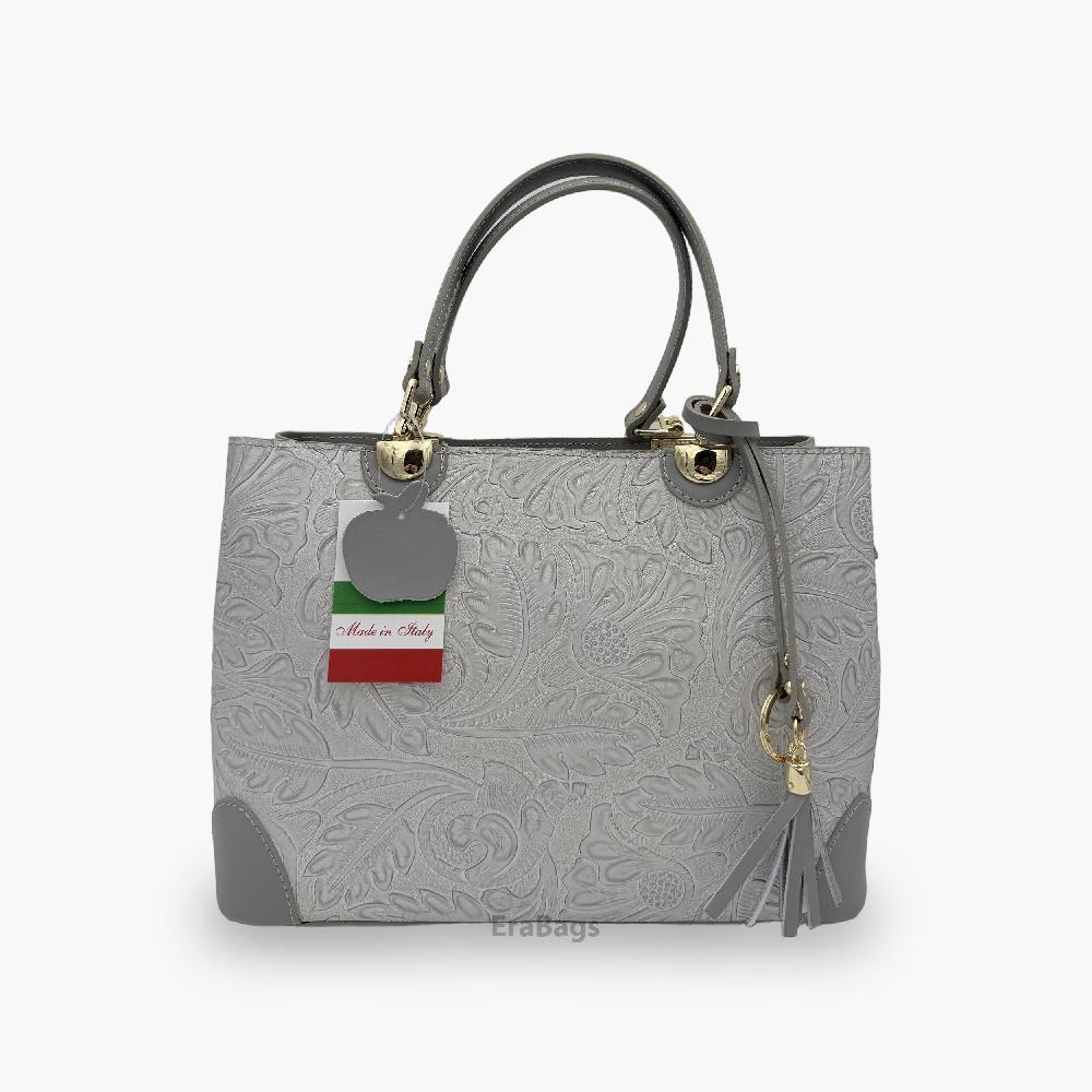 Handtas van echt leer Made in Italy FD1108