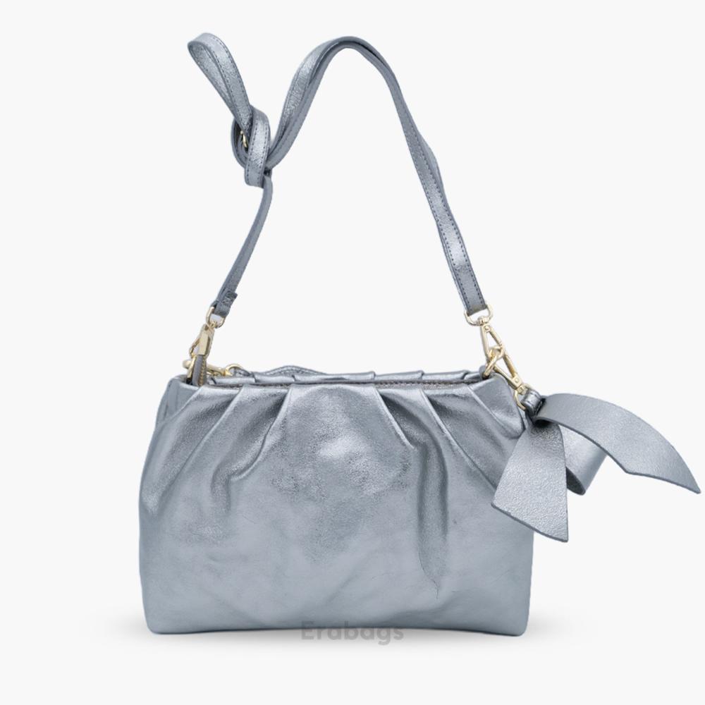 Shoulder Bag in Genuine Leather Made in Italy FD2218