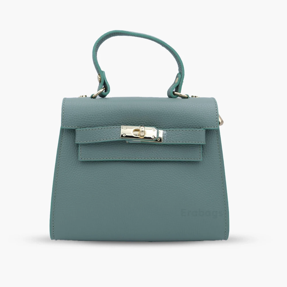 Handtasche aus echtem Leder, hergestellt in Italien ER1006