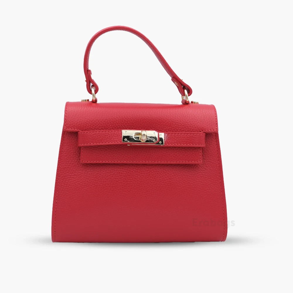 Handtasche aus echtem Leder, hergestellt in Italien ER1006