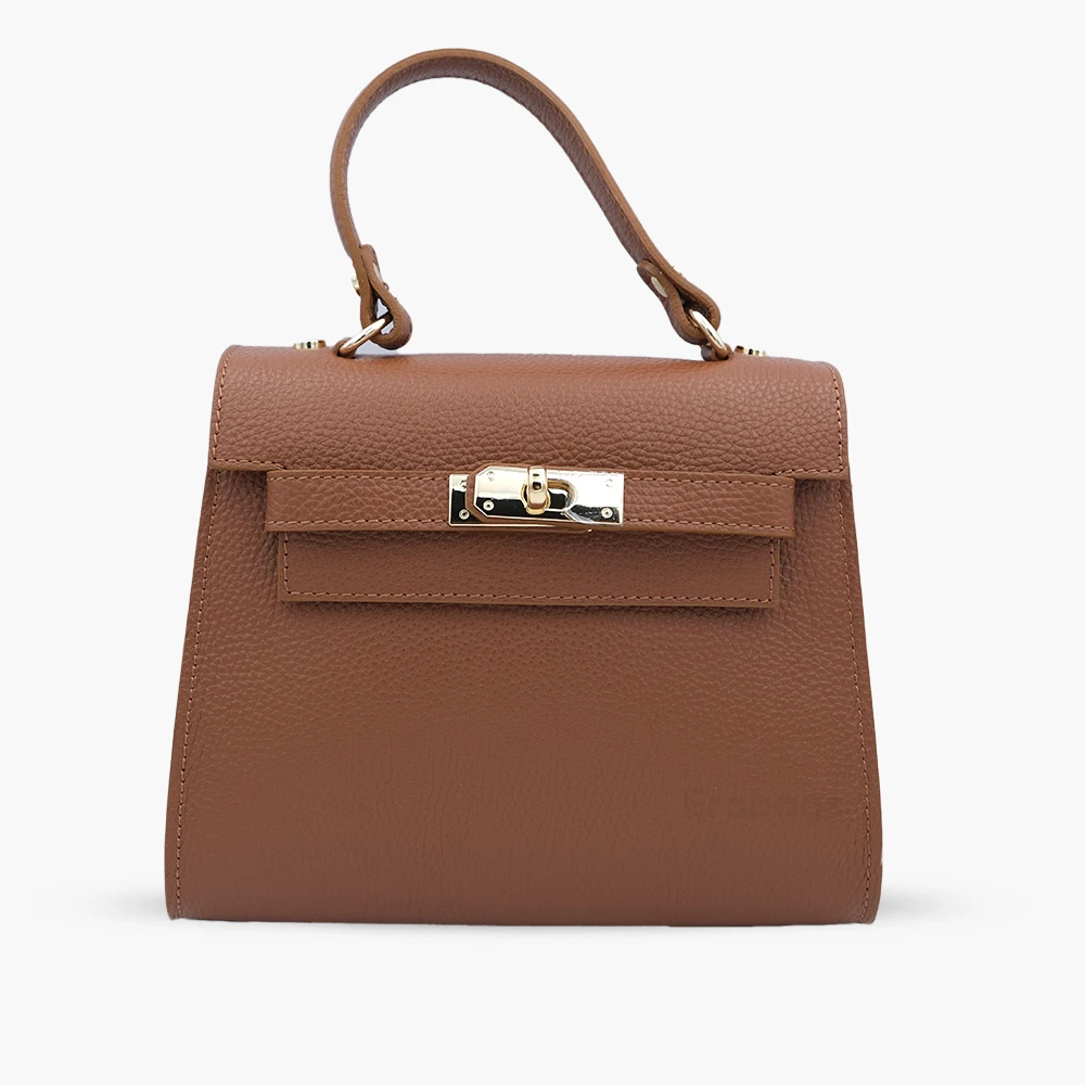 Handtasche aus echtem Leder, hergestellt in Italien ER1006