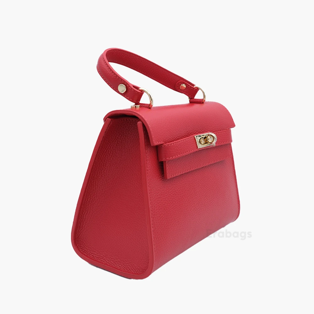 Handtasche aus echtem Leder, hergestellt in Italien ER1006