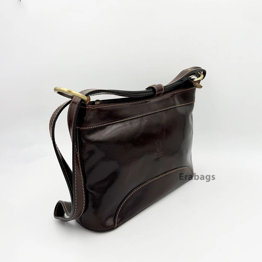 Sac messager en cuir véritable fabriqué en Italie ET10001