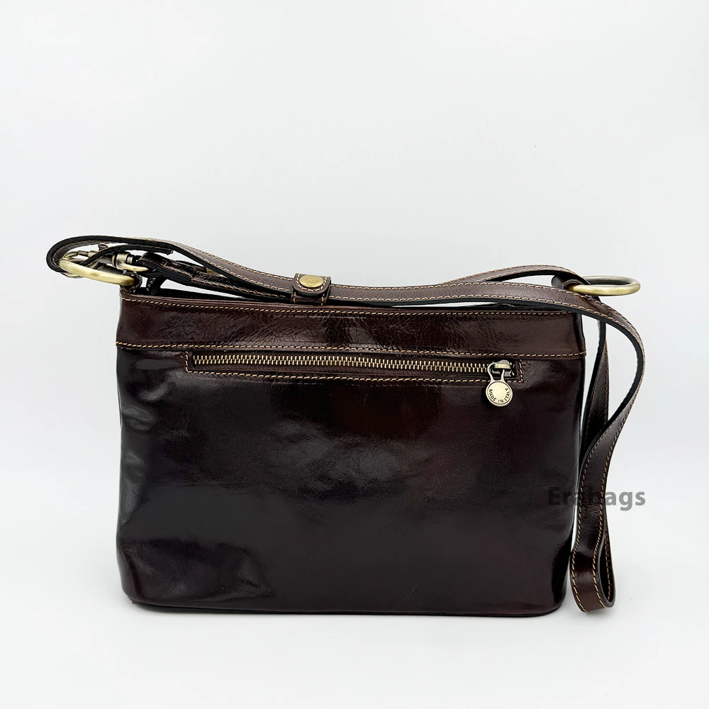 Sac messager en cuir véritable fabriqué en Italie ET10001