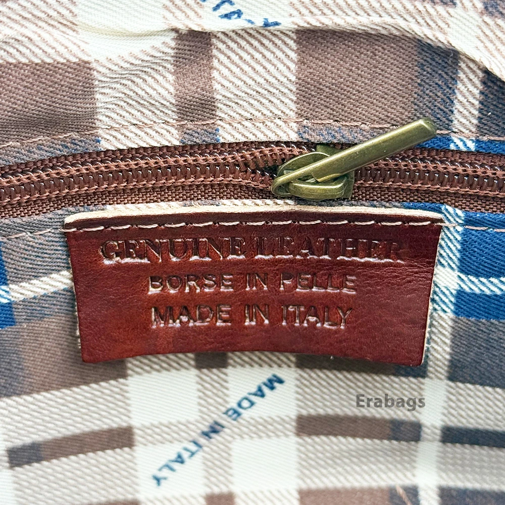 Sac à bandoulière en cuir véritable fabriqué en Italie EB10004
