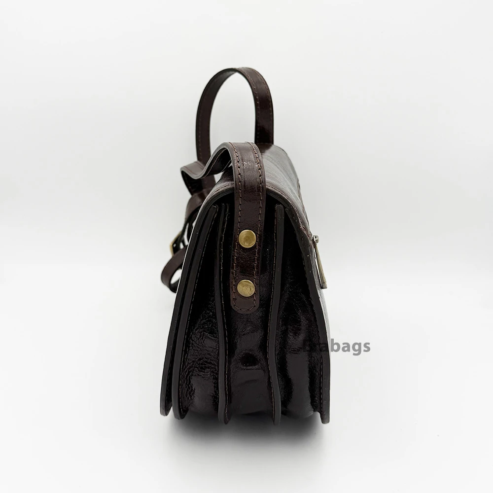Sacoche en cuir véritable fabriquée en Italie EB10010