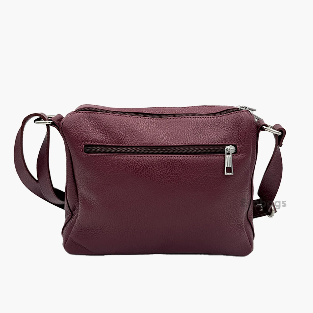 Sac à bandoulière en cuir véritable fabriqué en Italie EB10012
