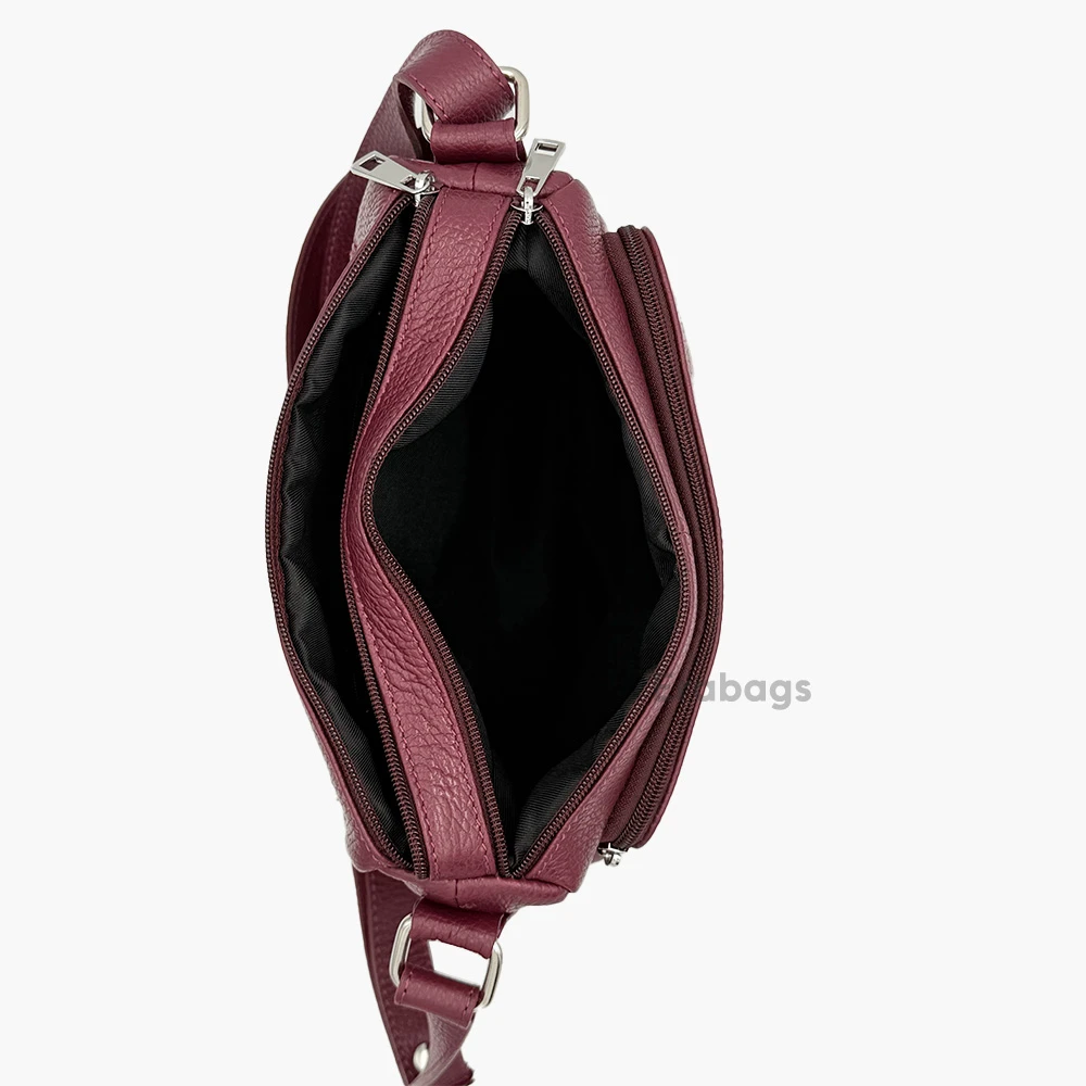 Sac à bandoulière en cuir véritable fabriqué en Italie EB10012