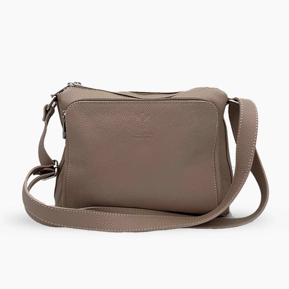Sac à bandoulière en cuir véritable fabriqué en Italie EB10012