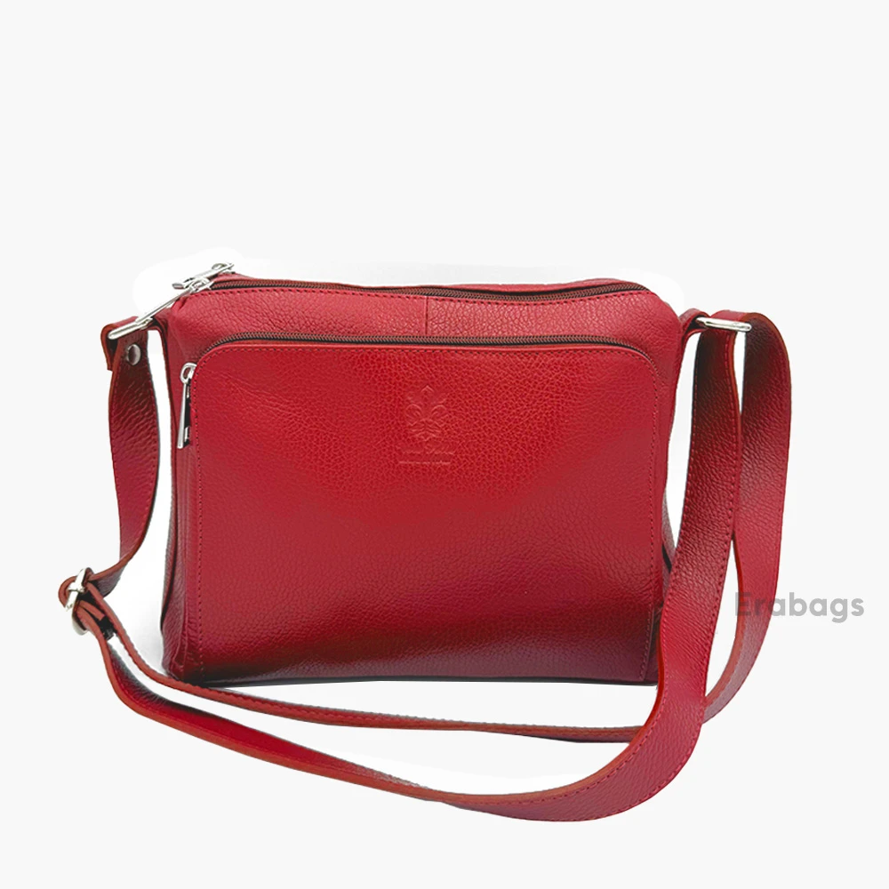 Sac à bandoulière en cuir véritable fabriqué en Italie EB10012
