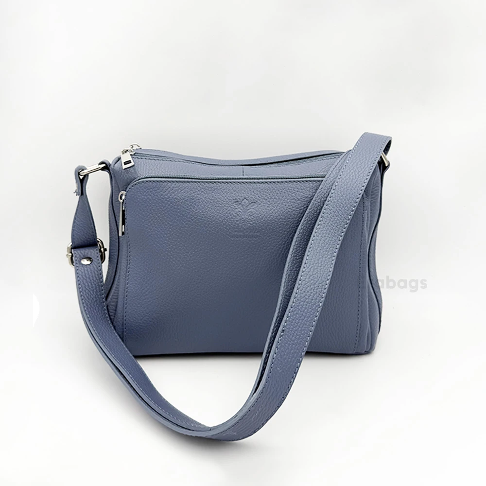Sac à bandoulière en cuir véritable fabriqué en Italie EB10012