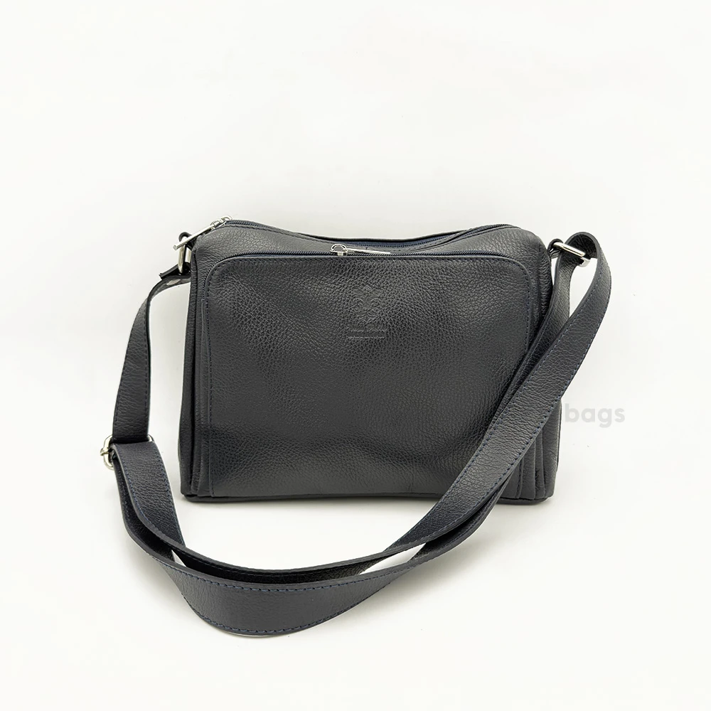 Sac à bandoulière en cuir véritable fabriqué en Italie EB10012