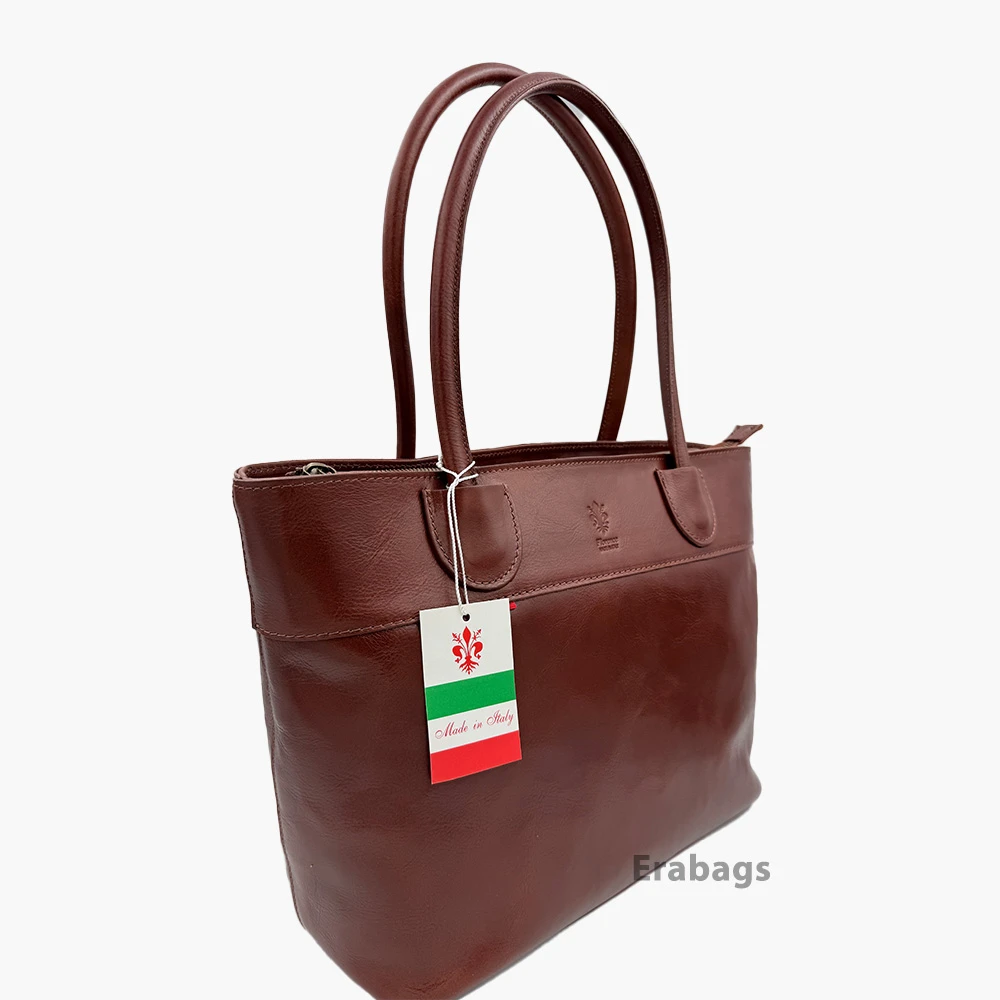 Sac à bandoulière en cuir véritable Made in Italy EB10015