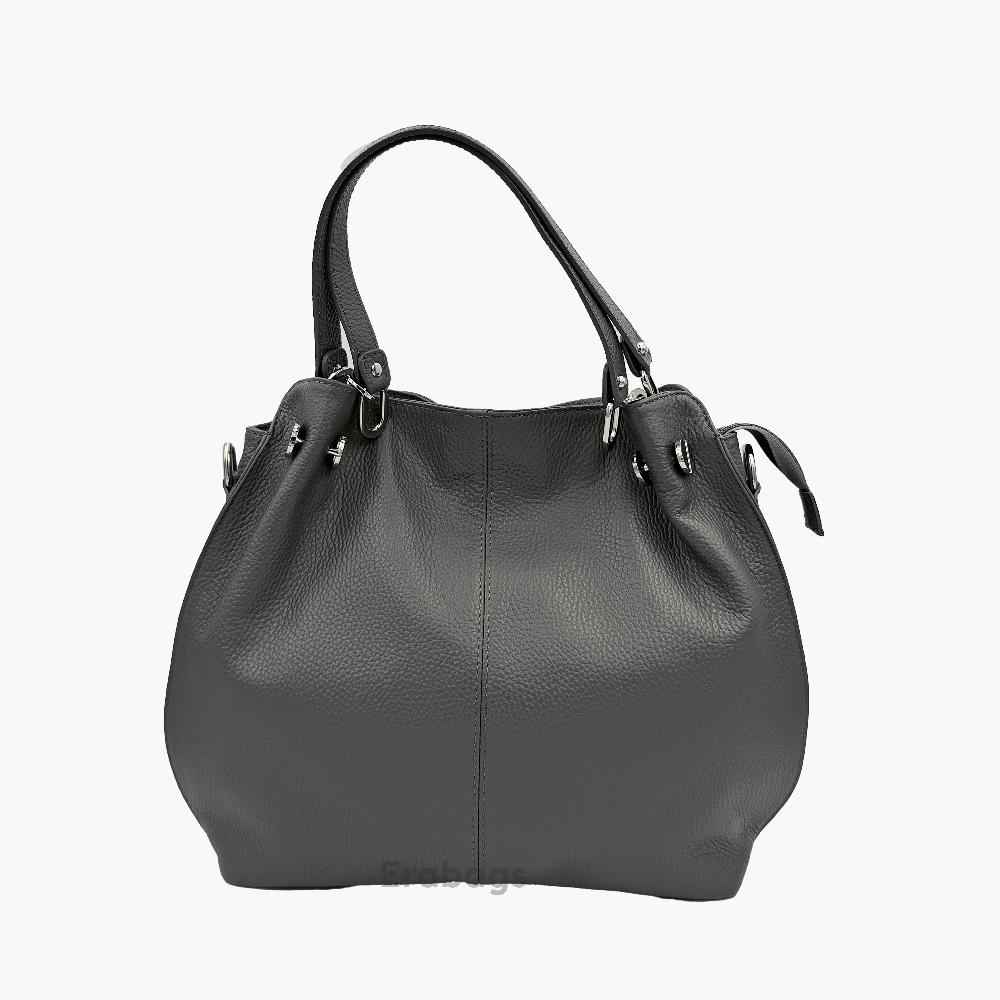 Shoulder Bag in Genuine Leather Made in Italy EB10016