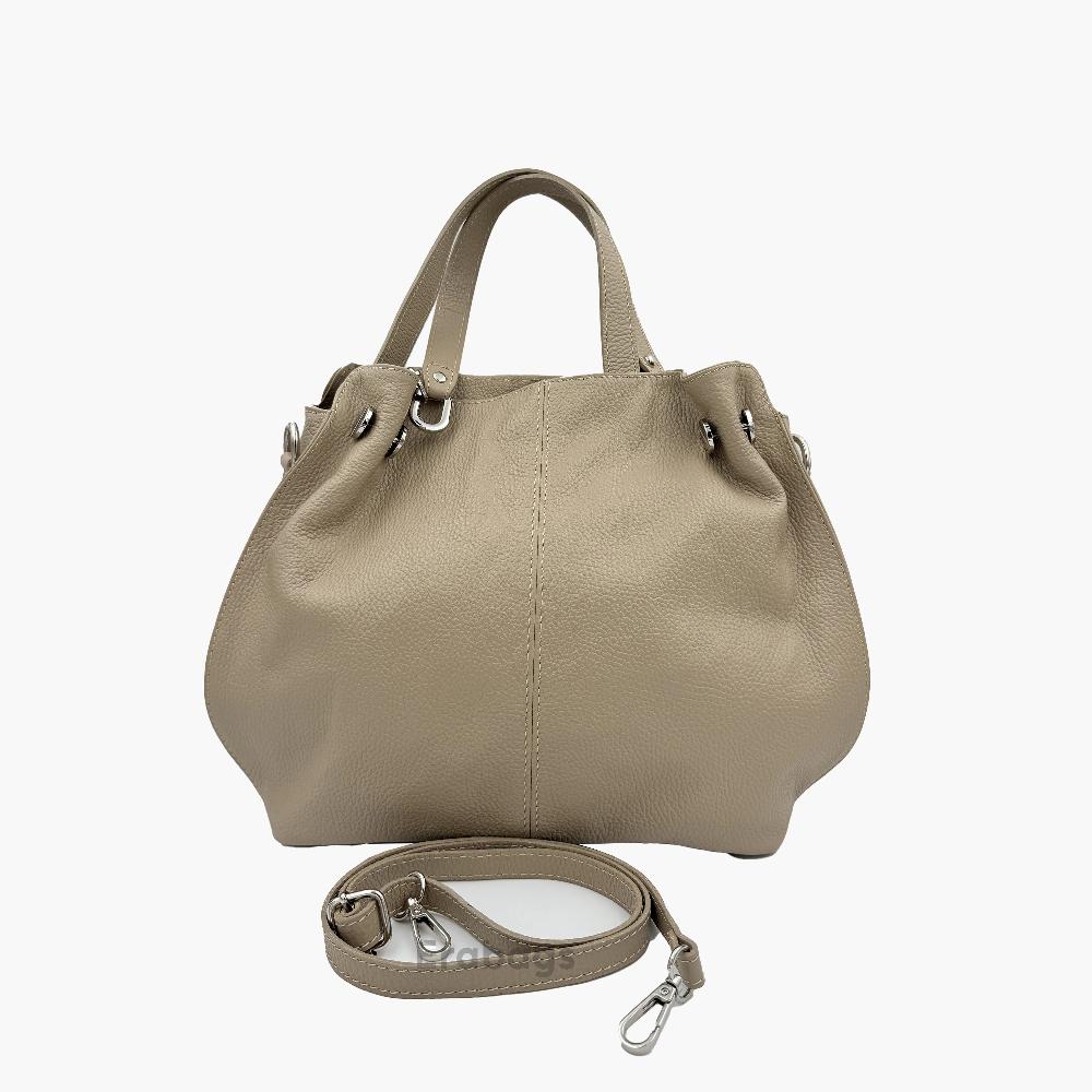 Shoulder Bag in Genuine Leather Made in Italy EB10016