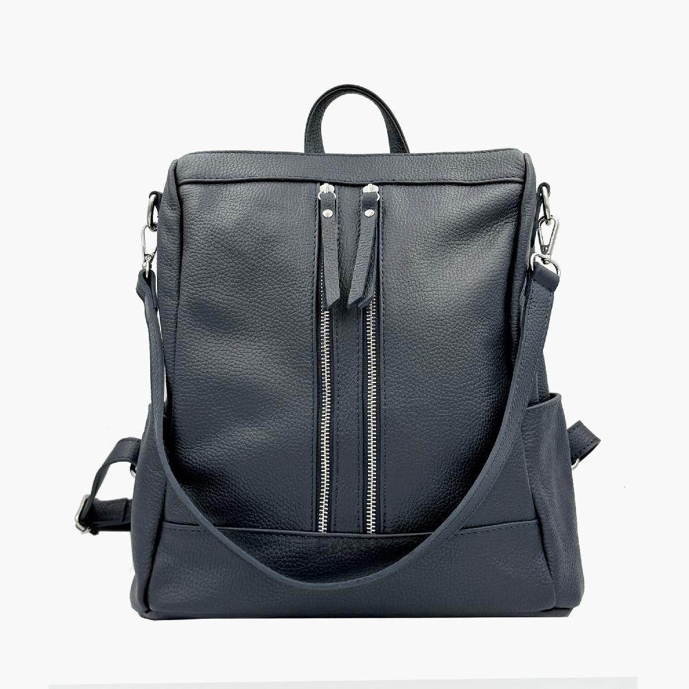 Backpack in Genuine Leather Made in Italy EB10017