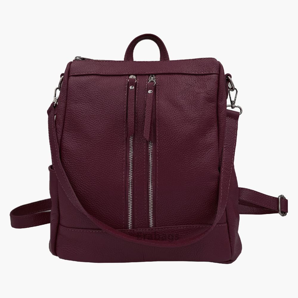 Backpack in Genuine Leather Made in Italy EB10017