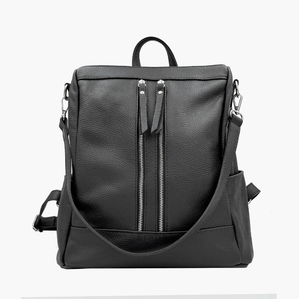 Backpack in Genuine Leather Made in Italy EB10017