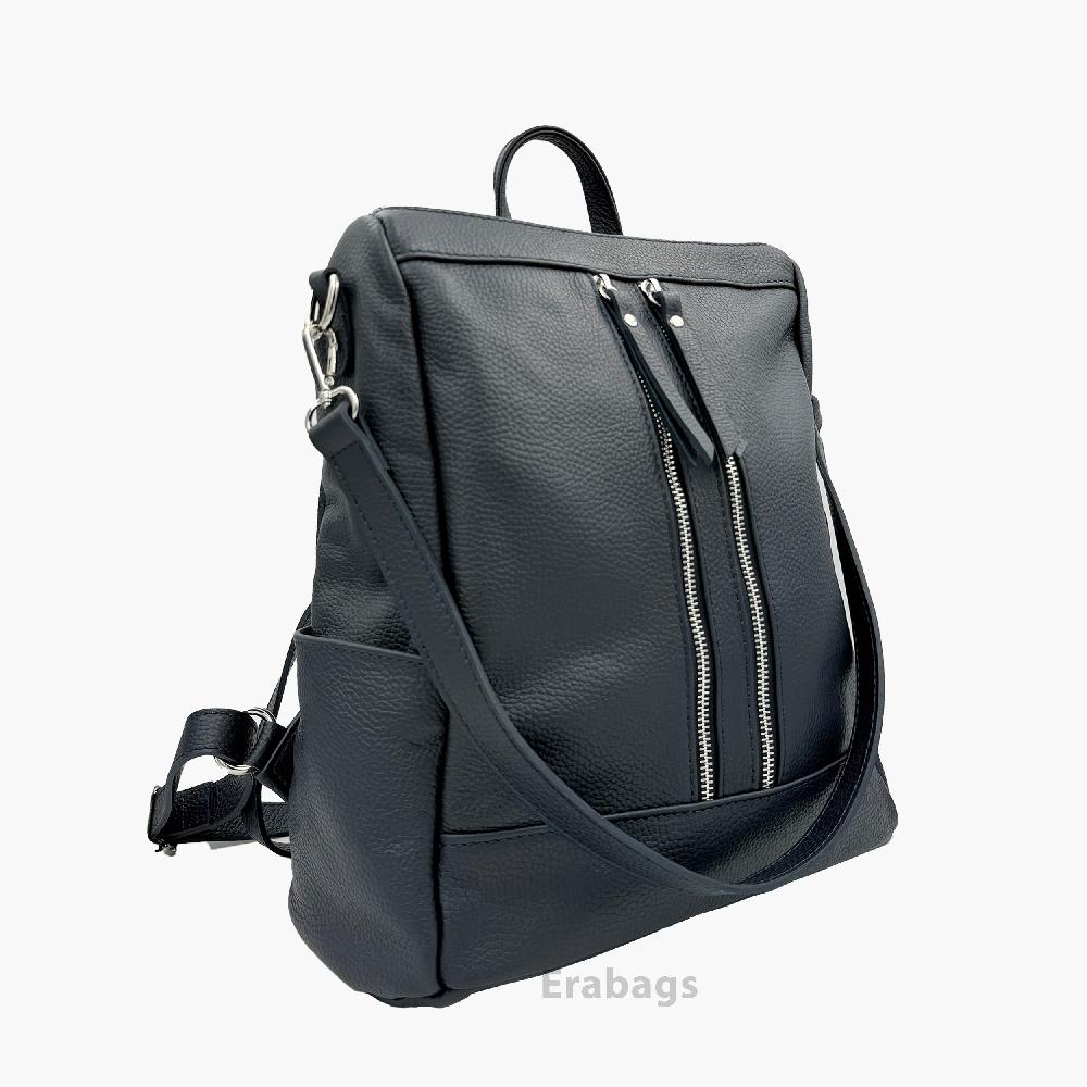 Backpack in Genuine Leather Made in Italy EB10017