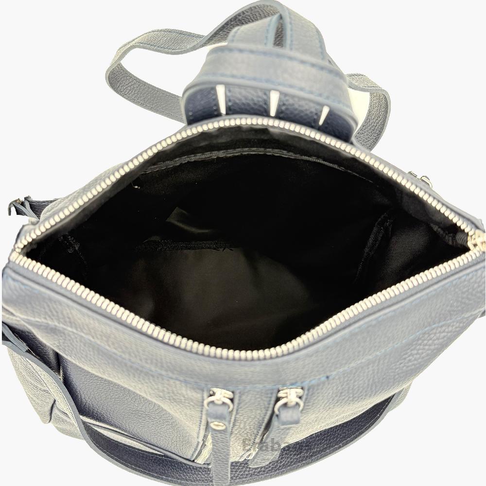 Backpack in Genuine Leather Made in Italy EB10017