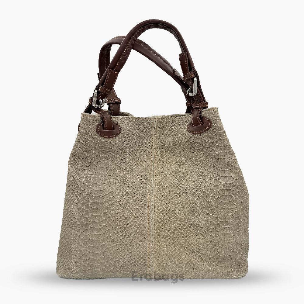 Sac à bandoulière en cuir véritable Made in Italy EB10017