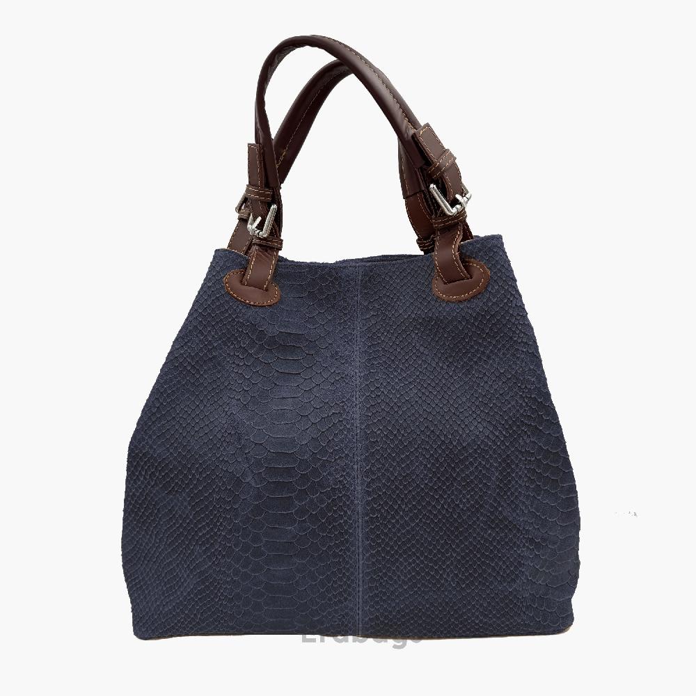 Sac à bandoulière en cuir véritable Made in Italy EB10017