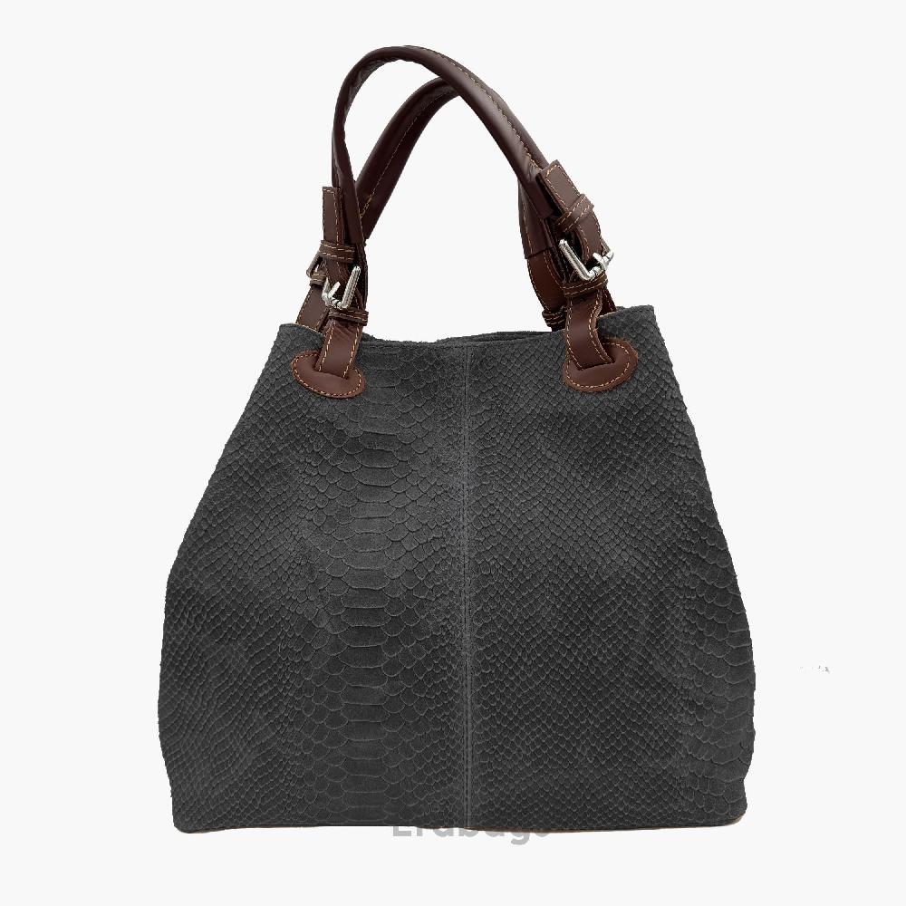 Sac à bandoulière en cuir véritable Made in Italy EB10017