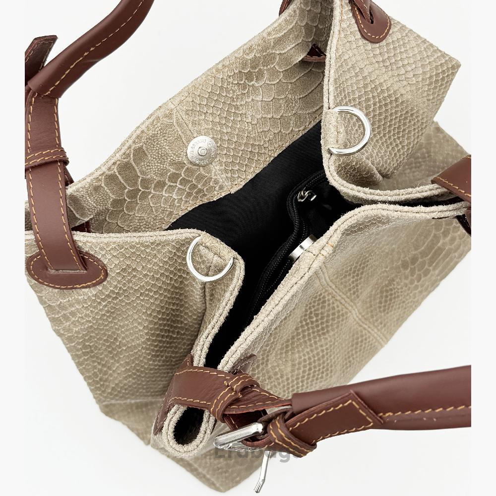 Sac à bandoulière en cuir véritable Made in Italy EB10017