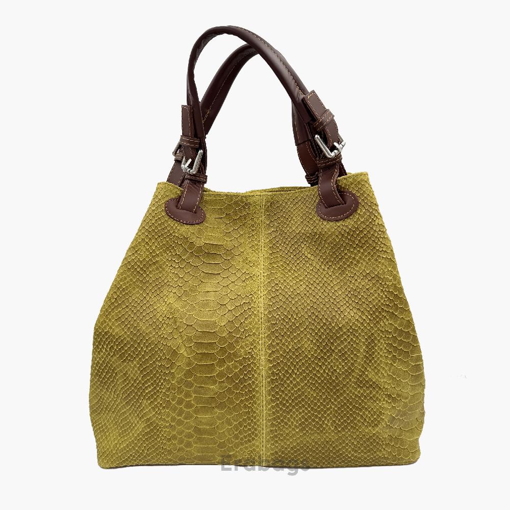 Sac à bandoulière en cuir véritable Made in Italy EB10017