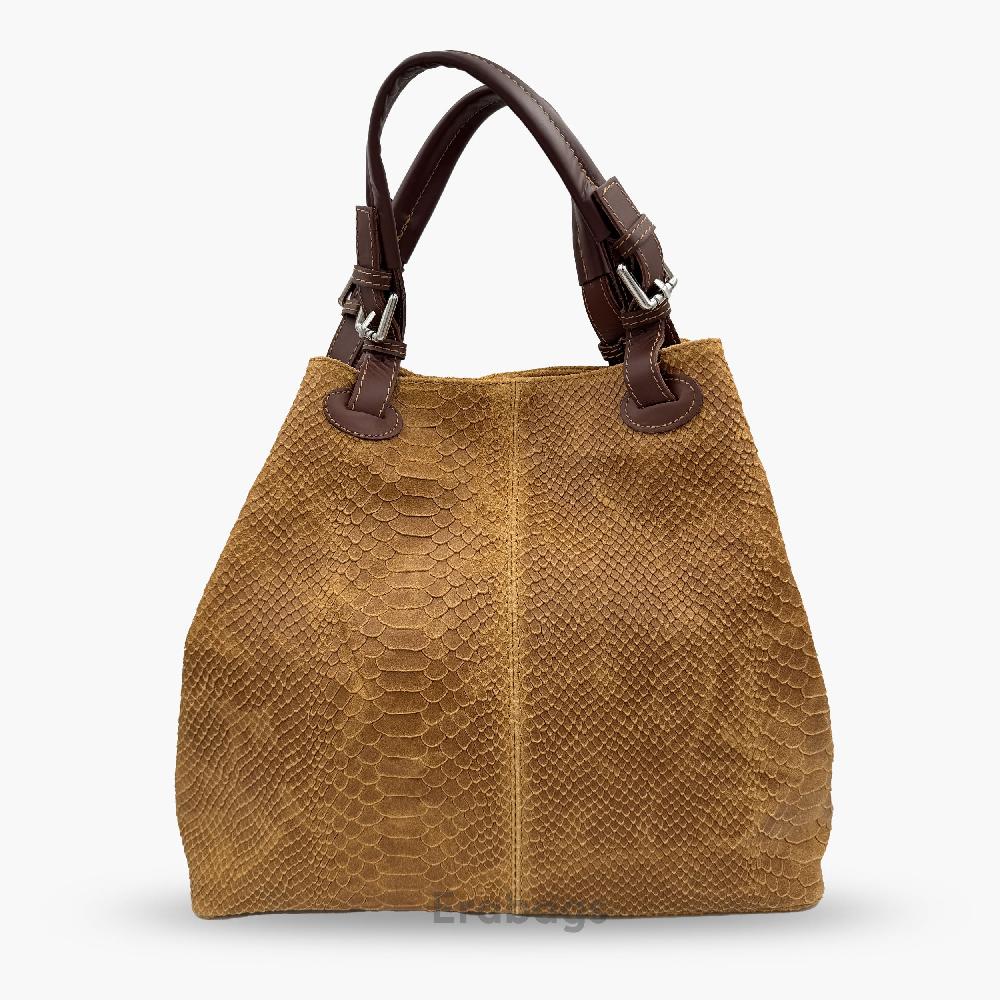 Sac à bandoulière en cuir véritable Made in Italy EB10017