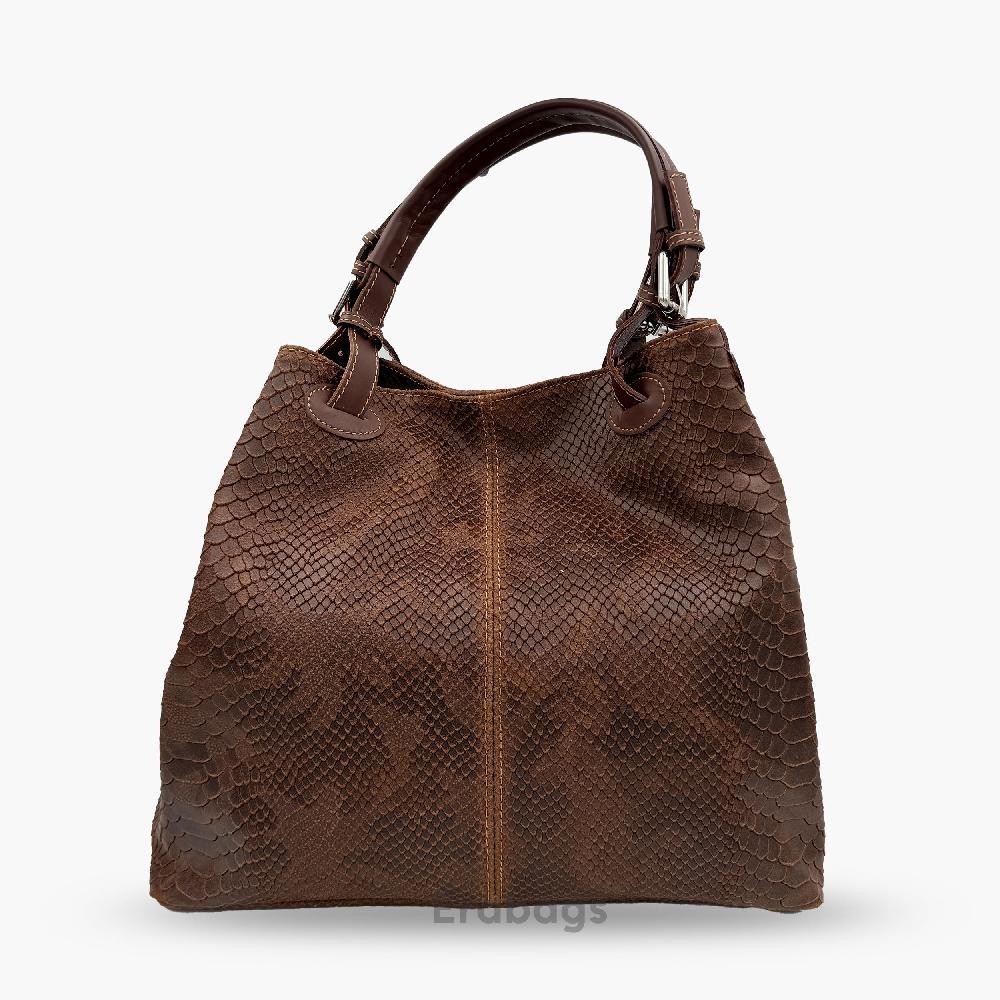 Shoulder Bag in Genuine Leather Made in Italy EB10017 Shoulder Bag in Genuine Leather Made in Italy EB10017