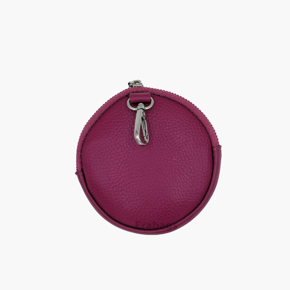 Porte-monnaie en cuir véritable fabriqué en Italie EB10018