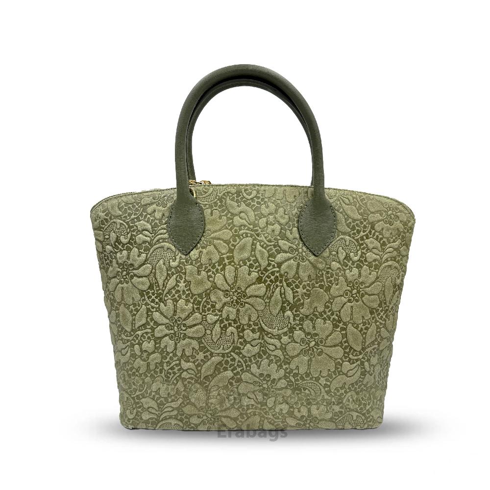 Handbag in Genuine Leather Made in Italy EB10019