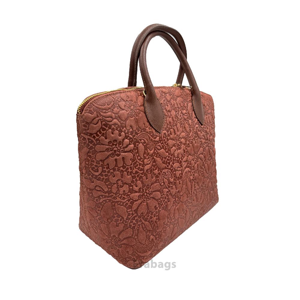 Handbag in Genuine Leather Made in Italy EB10019