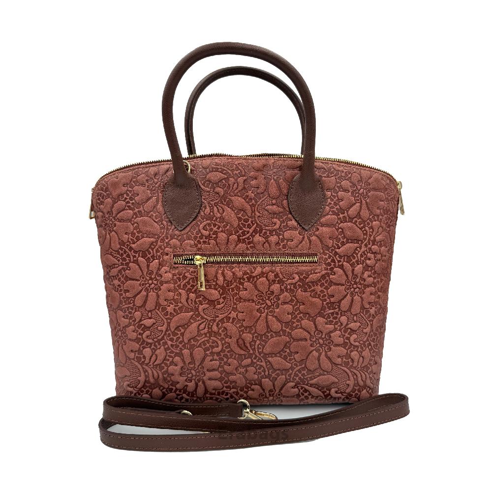 Handbag in Genuine Leather Made in Italy EB10019