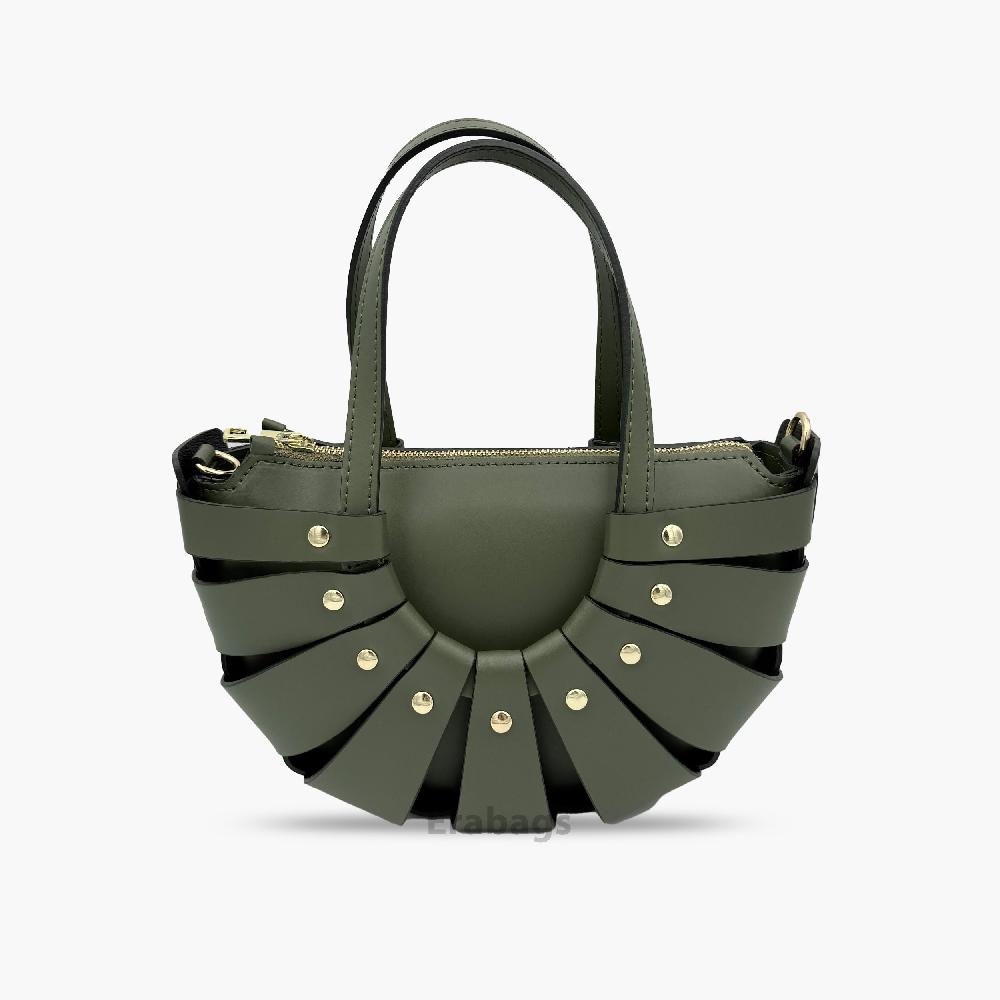 Handbag in Genuine Leather Made in Italy EB10027