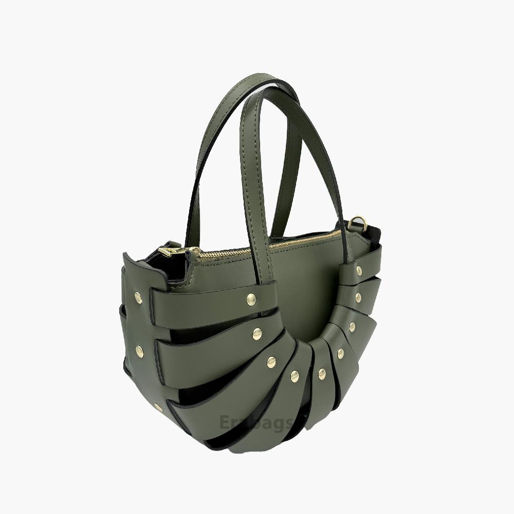 Handbag in Genuine Leather Made in Italy EB10027