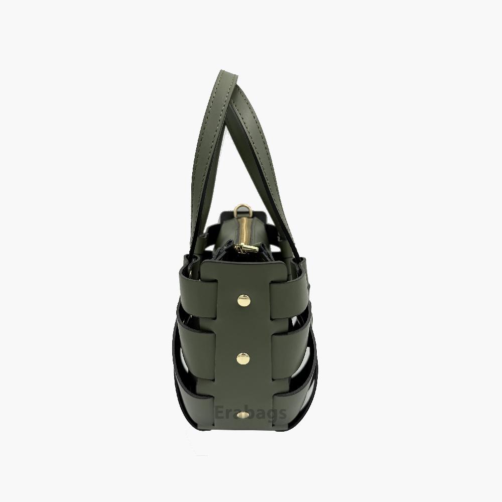 Handbag in Genuine Leather Made in Italy EB10027