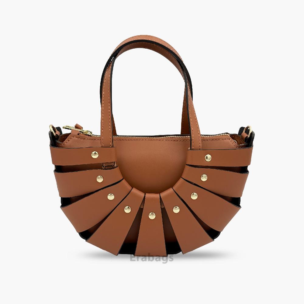 Handbag in Genuine Leather Made in Italy EB10027