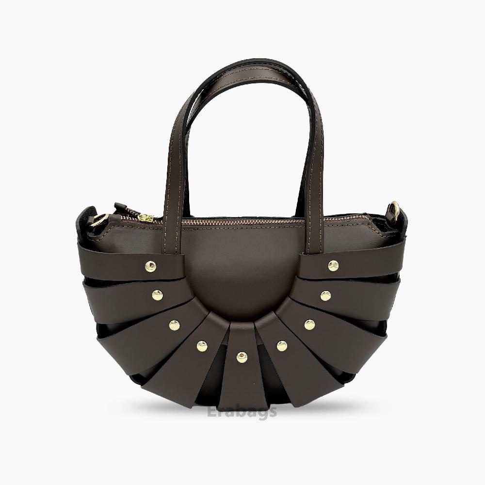 Handbag in Genuine Leather Made in Italy EB10027