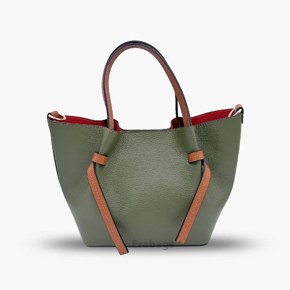 Shoulder Bag in Genuine Leather Made in Italy EB10028