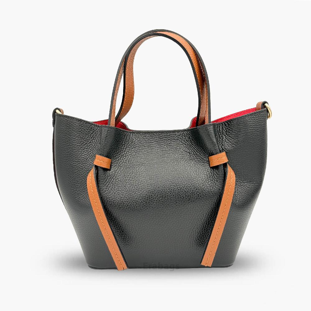 Umhängetasche aus echtem Leder Made in Italy EB10028