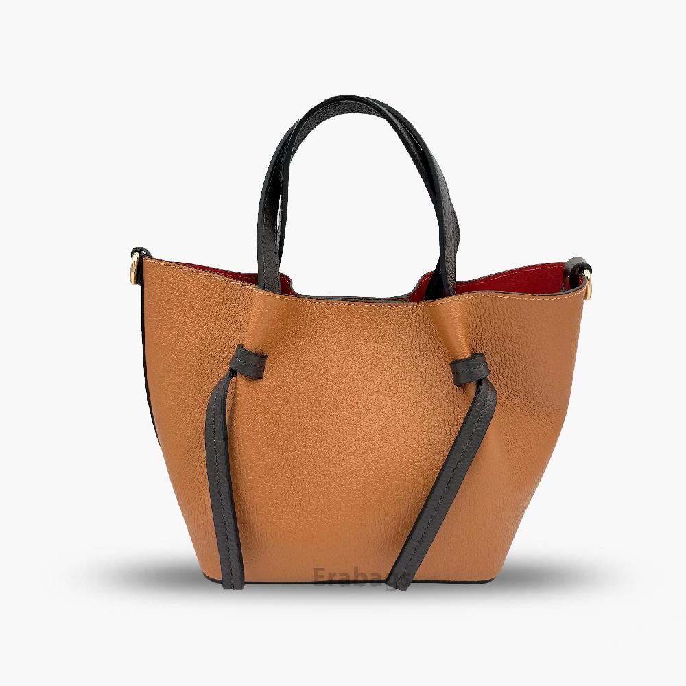 Shoulder Bag in Genuine Leather Made in Italy EB10028