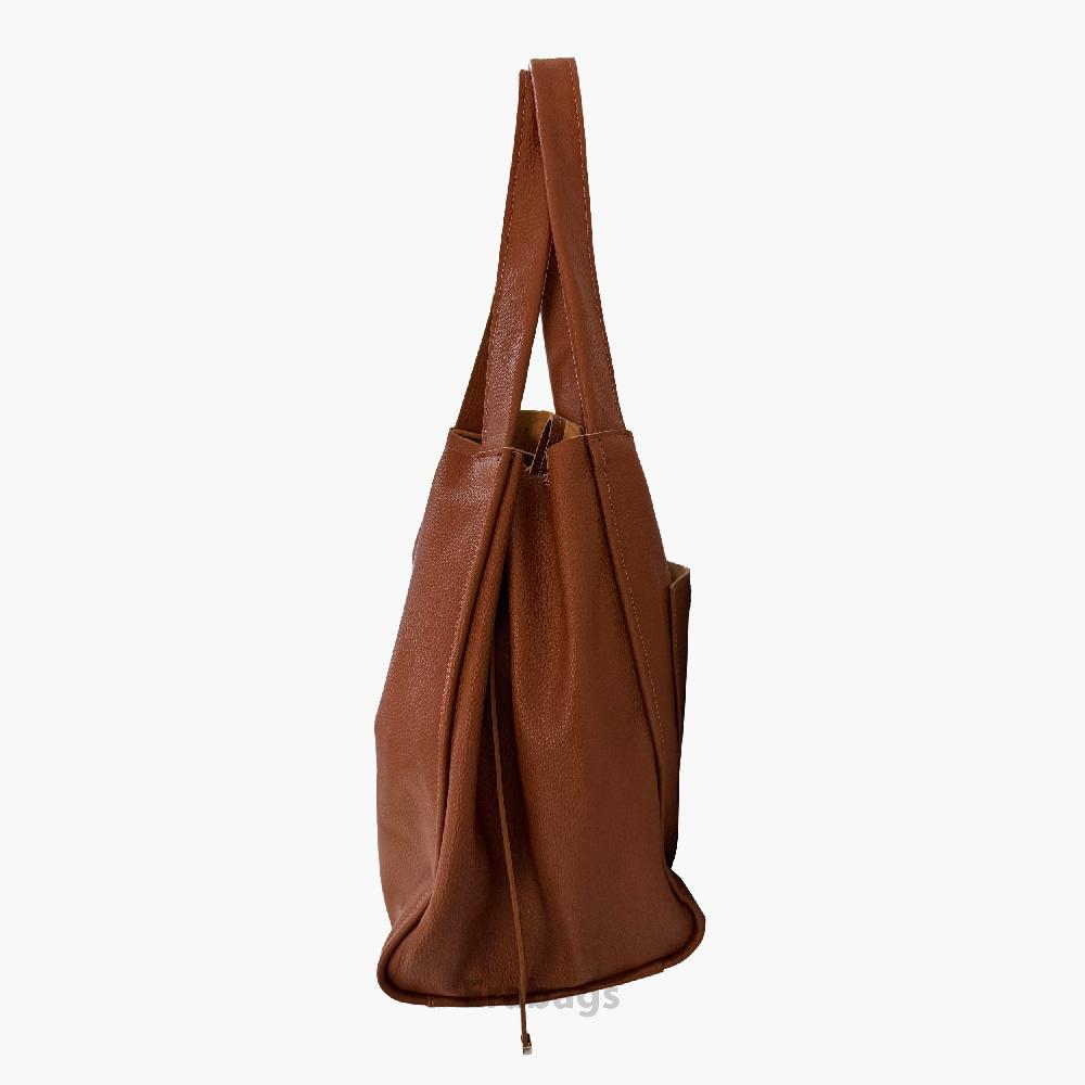 Shoulder Bag in Genuine Leather Made in Italy EB10030