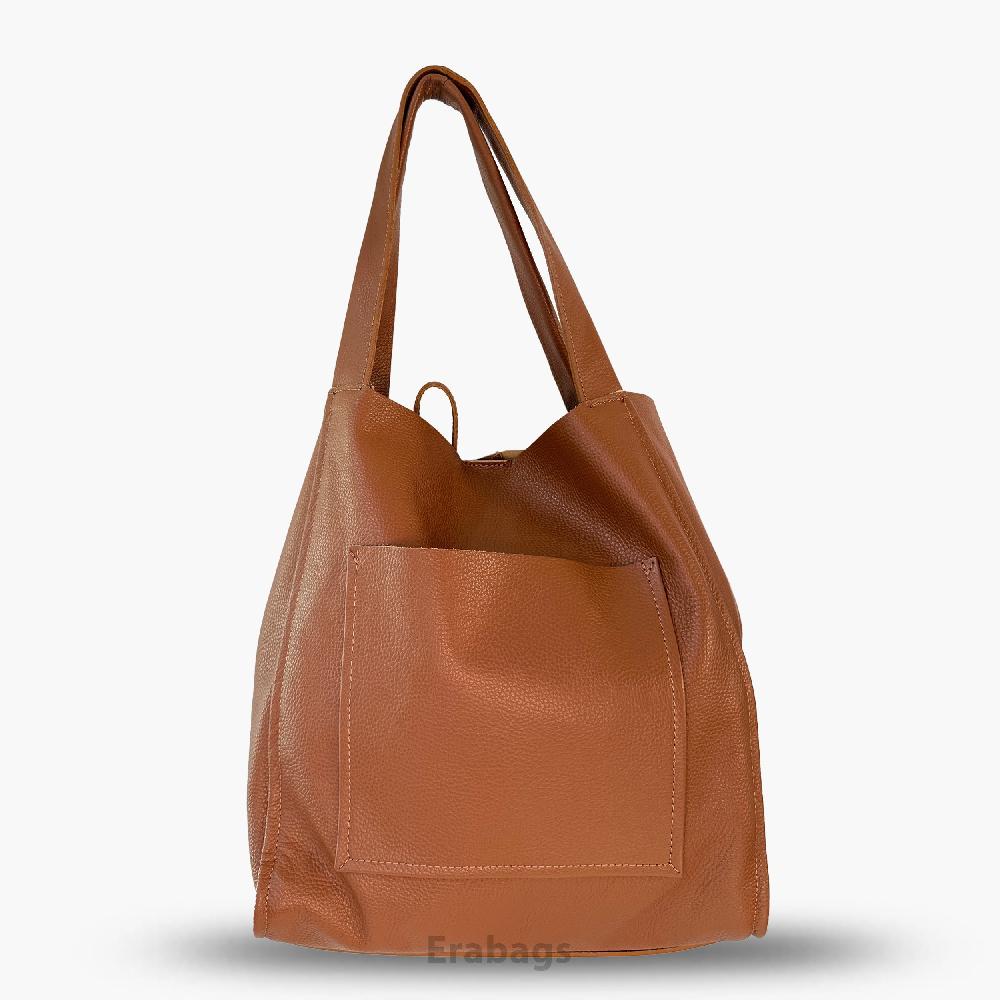 Shoulder Bag in Genuine Leather Made in Italy EB10030