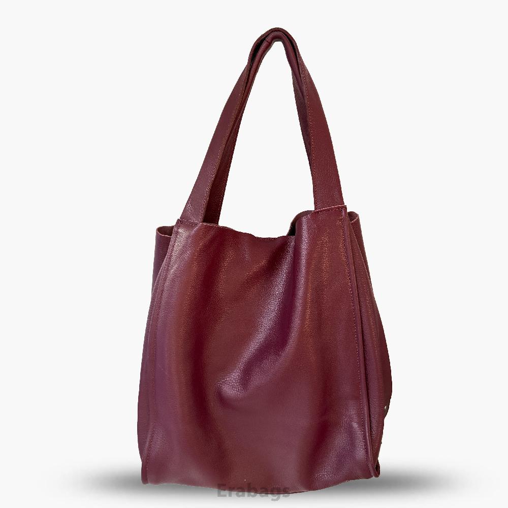 Shoulder Bag in Genuine Leather Made in Italy EB10030