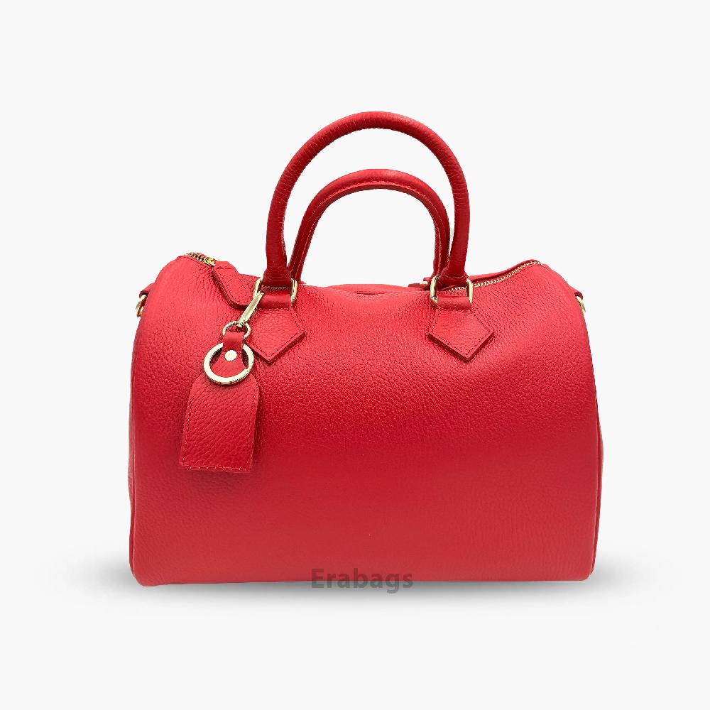 Sac à Main Et Bandoulière En Cuir Véritable Dollar - Fabriqué En Italie, Chaîne Amovible, Style élégant