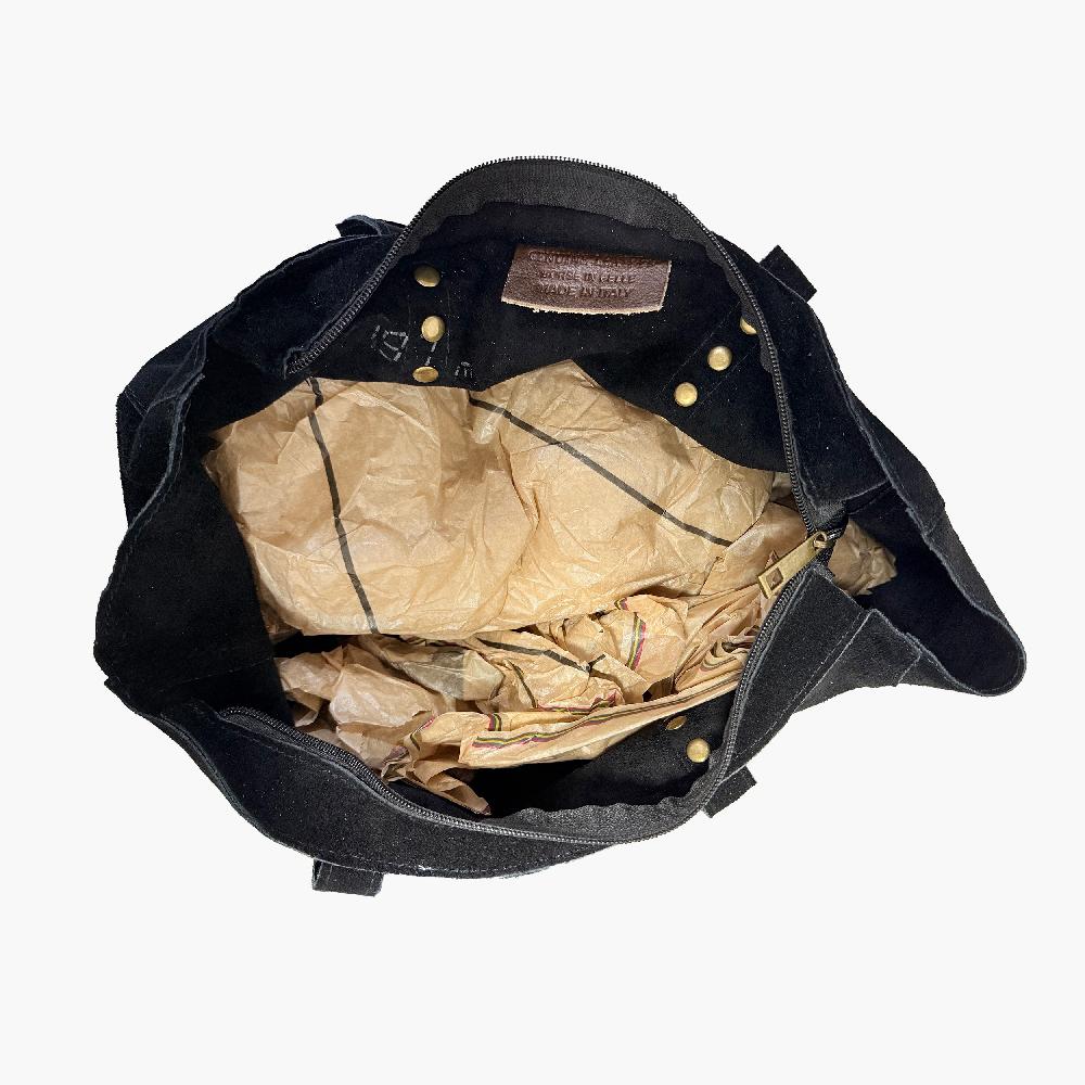 Shoulder bag in Genuine Leather Made in Italy EB10034