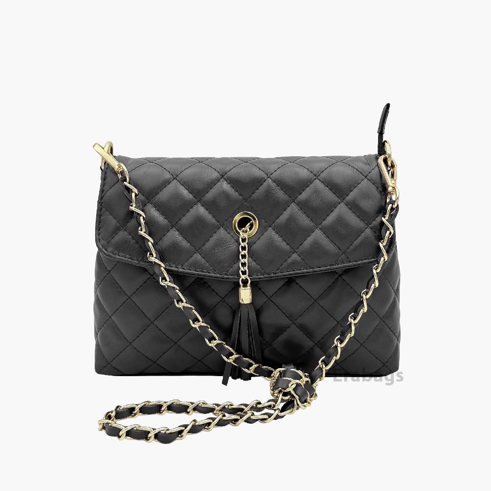 Messenger Bag in Genuine Leather Made in Italy EB10037